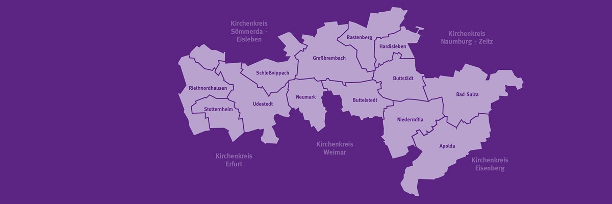 Kirchenkreiskarte Kirchenkreiskarte