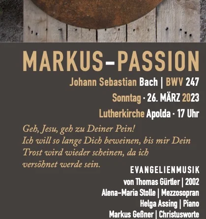 Markus Passion Apolda