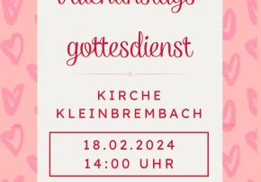Valentinsgottesdienst Kleinbrembach | Foto: KG Kleinbrembach